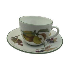 Royal Worcester Evesham Vale Cup & Saucer Set